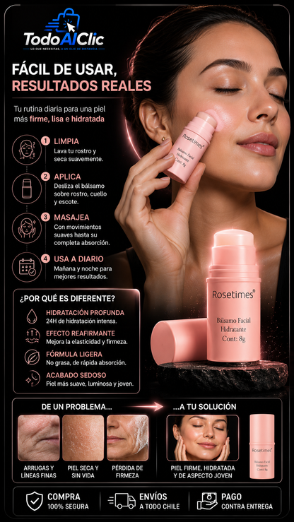 DermaLift™ | Bálsamo Facial Hidratante y Reafirmante Antiarrugas