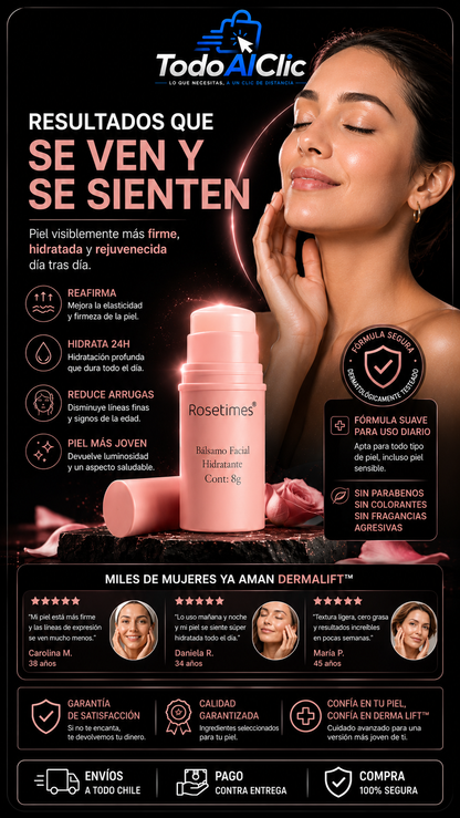 DermaLift™ | Bálsamo Facial Hidratante y Reafirmante Antiarrugas