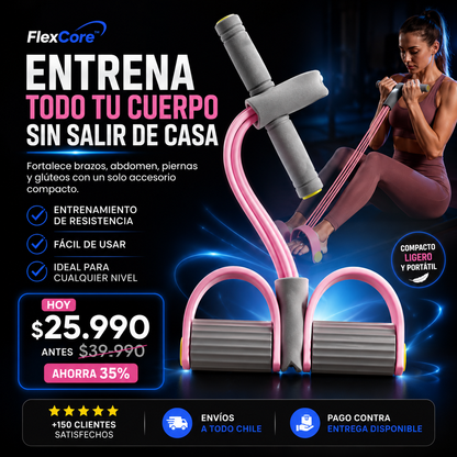FlexCore™ | Banda de Ejercicio con Pedal